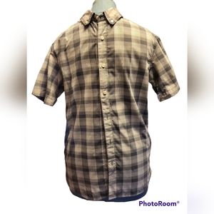 Mens short sleeve button-down North Face Small S